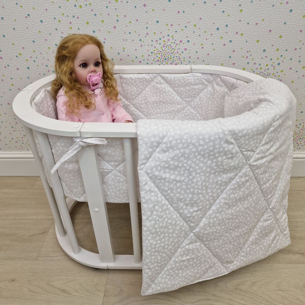 Пеленка для новорожденного с кружевами (бязь) артикул анонс КуклКПБ5_15