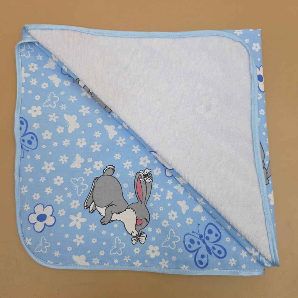 Пеленка непромокаемая с окантовкой (махровое непромокаемое полотно + бязь) артикул анонс 4602бокМД