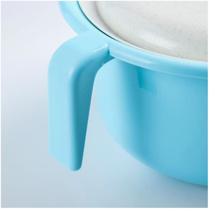 Картинка Горшок детский с крышкой, цвет бирюзовый, 1900 мл (№4962124) от магазина Мир детей Товары для Новорожденных