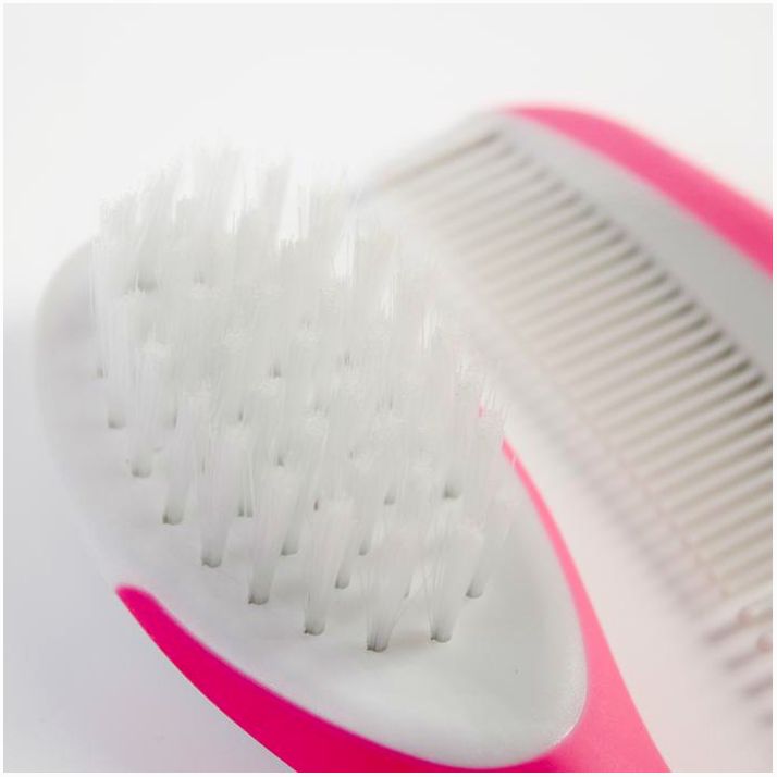 № 4599958 Набор для ухода за волосами, щетка+ расческа, цвет розовый