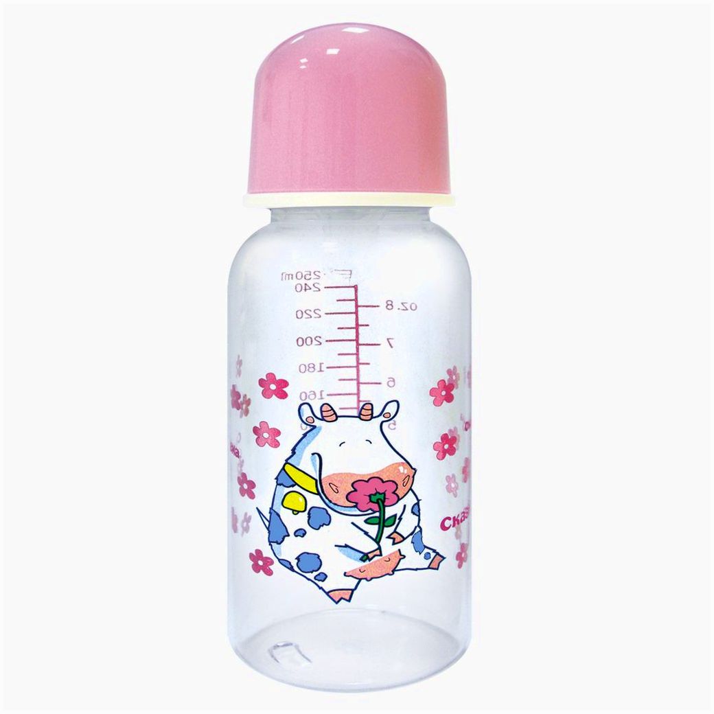 № 1144С Бутылочка классическая (пластик, силиконовая соска)