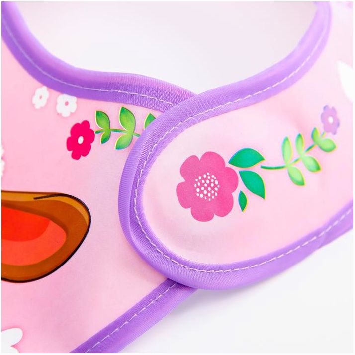 Картинка Нагрудник для кормления «Олененок» непромокаемый на липучке, с карманом (№4645592) от магазина Мир детей Товары для Новорожденных