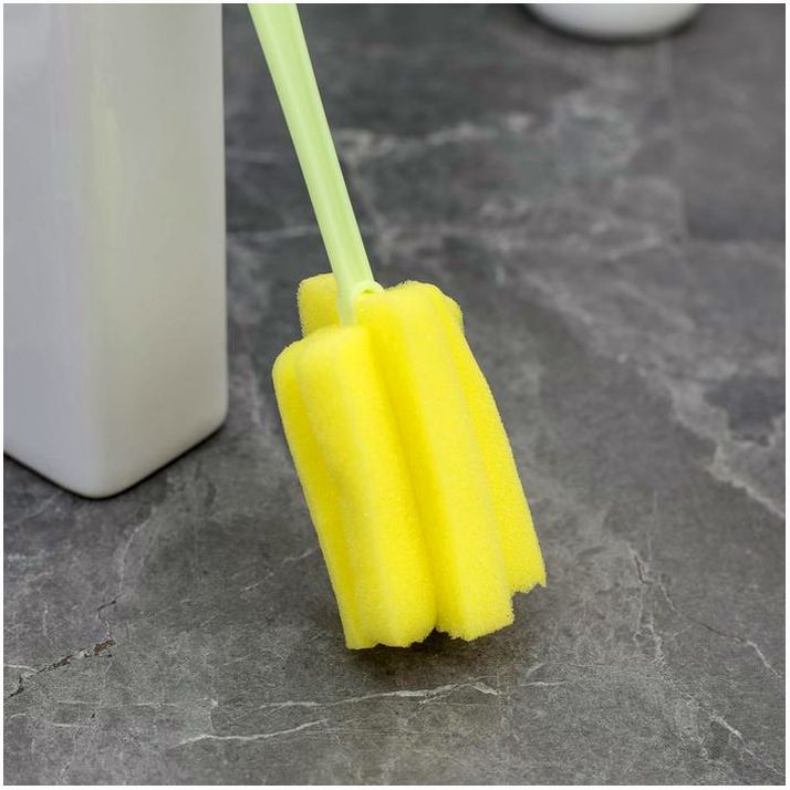 Картинка Ёршик для посуды Доляна «Тюльпан», 24?5 см, цвет МИКС (№2372383) от магазина Мир детей Товары для Новорожденных