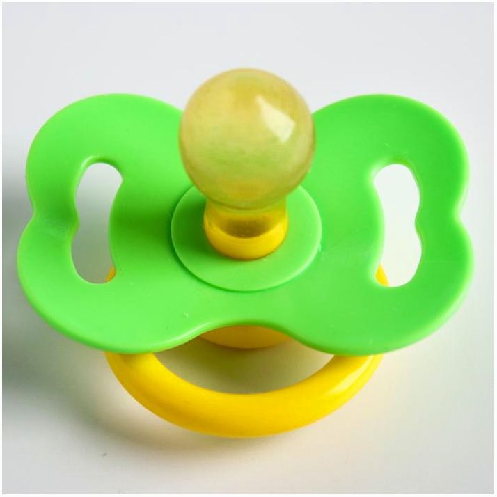 Картинка Соска-пустышка классическая, латекс, от 0 мес., цвет МИКС (№9223784) от магазина Мир детей Товары для Новорожденных