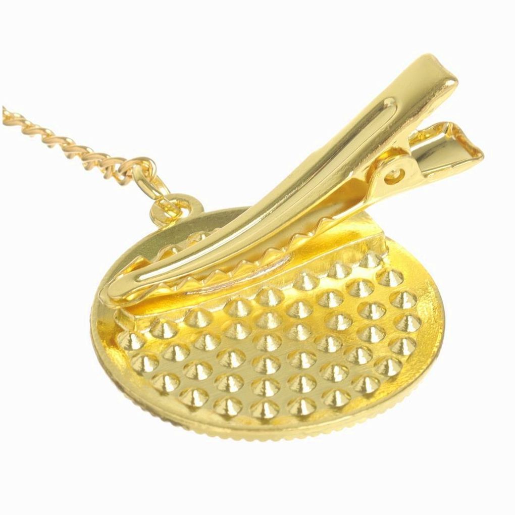 № 10092756 Набор: пустышка ортодонтическая с держателем «Бриллиант», , от 6 мес,золотая, стразы