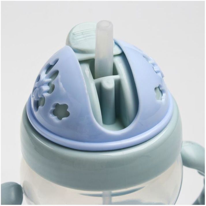 Картинка Поильник с силиконовой трубочкой, с ручками, 200 мл., цвет МИКС (№4724442) от магазина Мир детей Товары для Новорожденных