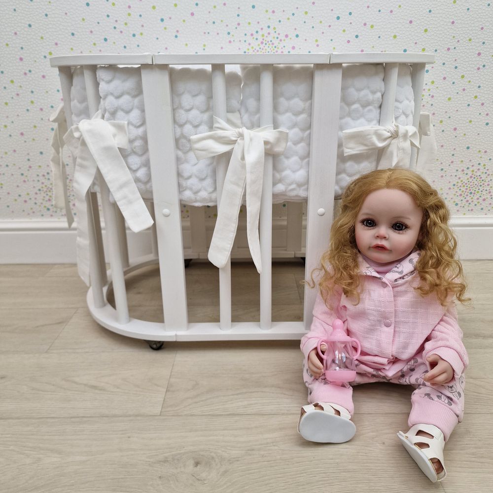 Пеленка для новорожденного с кружевами (бязь) артикул анонс КуклКПБ4_21