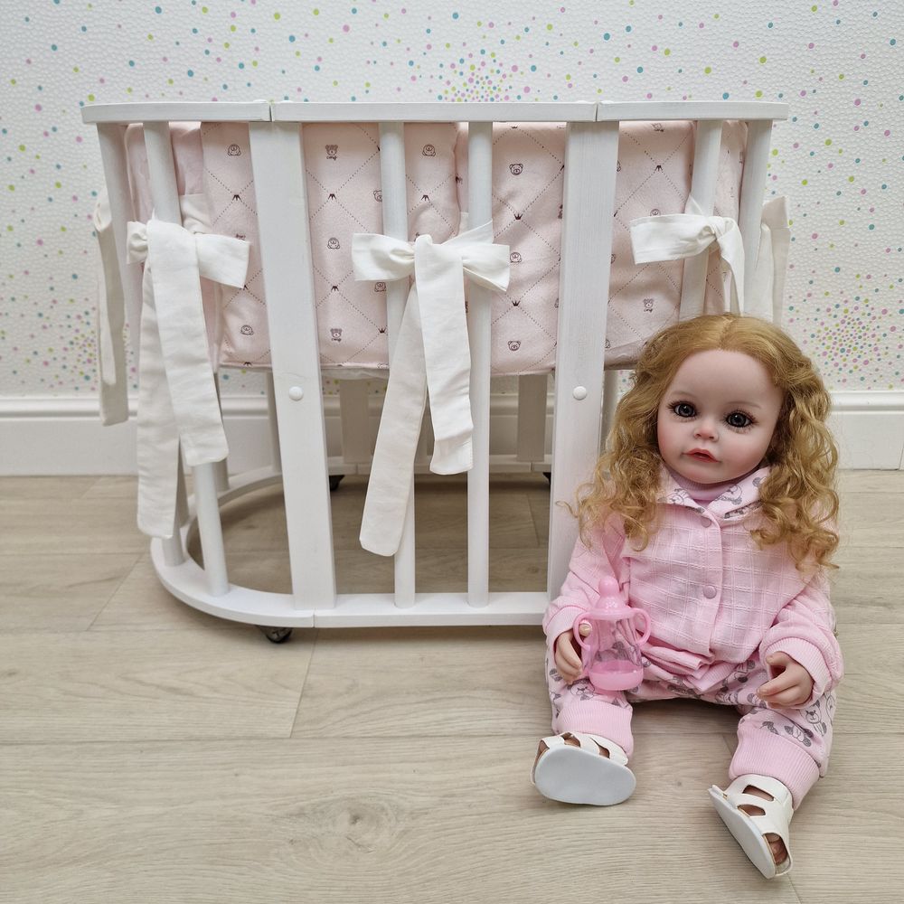 Пеленка для новорожденного с кружевами (бязь) артикул анонс КуклКПБ4_13