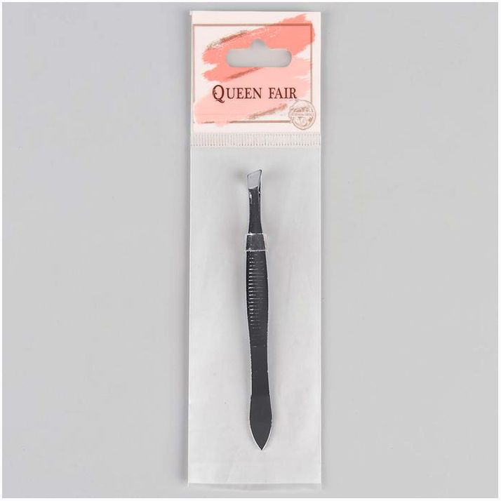 Картинка Пинцет скошенный, узкий, 8,5 см, цвет серебристый (№1492254) от магазина Мир детей Товары для Новорожденных