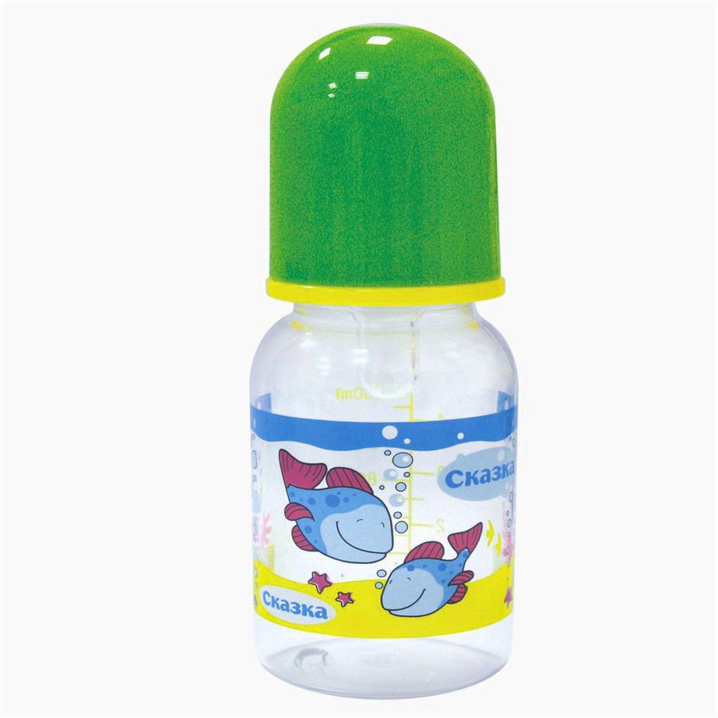№ 1162С Бутылочка классическая (пластик, силиконовая соска)