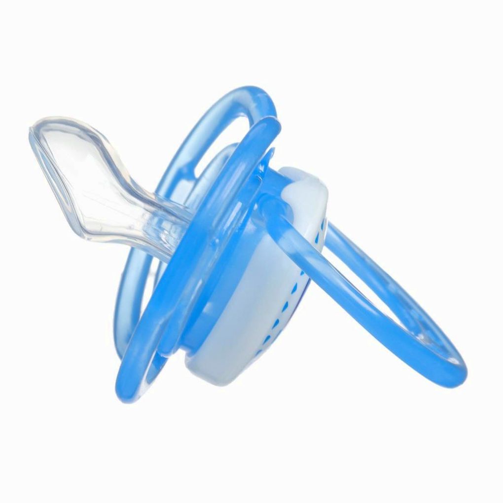 Картинка Соска- пустышка ортодотническая «Дино» с колпачком, +0 мес., голубой (№10095568) от магазина Мир детей Товары для Новорожденных