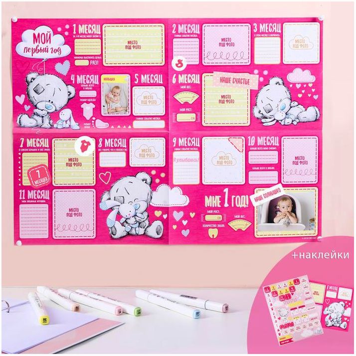 Плакат для новорожденного 