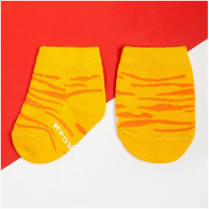 Картинка Набор новогодних носков Крошка Я «Тигр», 2 пары, 6-8 см (№7182770) от магазина Мир детей Товары для Новорожденных