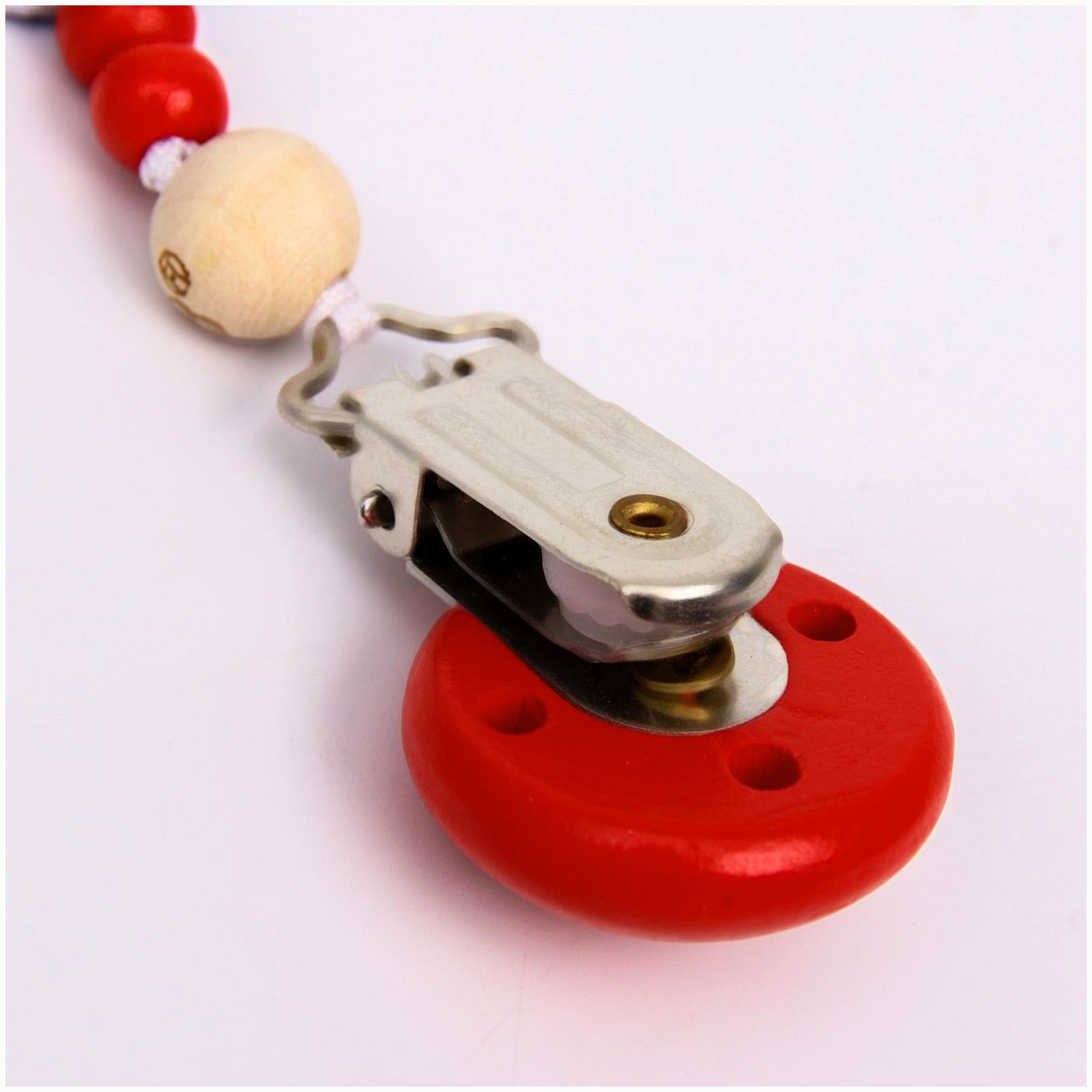 Картинка Держатель - игрушка для соски - пустышки «ТРЕНД. Пёсики» из дерева (№4758505) от магазина Мир детей Товары для Новорожденных