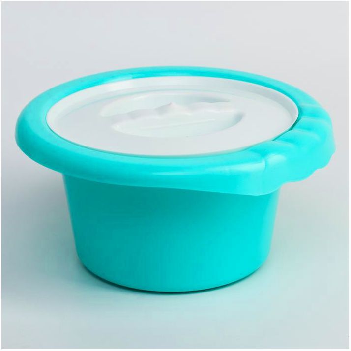 Картинка Горшок детский с крышкой, цвет МИКС, 2,3 л. (№6537466) от магазина Мир детей Товары для Новорожденных