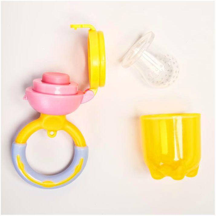 Картинка Ниблер для прикорма «Персик», с силиконовой сеточкой, цвет жёлтый (№2272515) от магазина Мир детей Товары для Новорожденных