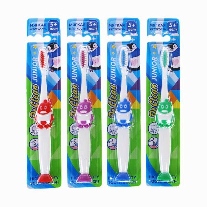 Зубная щётка Др.Клин Юниор, 1шт  микс артикул анонс 1318150