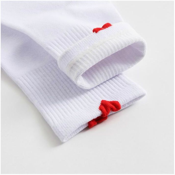 № 5513468 Носки женские MINAKU «Сердечки», цвет белый, размер 36-39 (23-25 см)