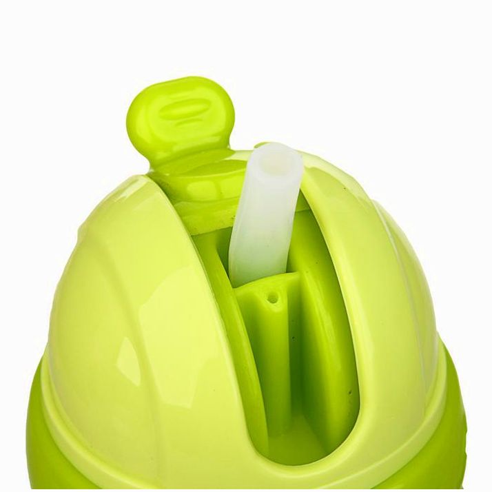 Картинка Поильник с трубочкой детский, 350 мл., с ручками, цвета МИКС (№3565207) от магазина Мир детей Товары для Новорожденных