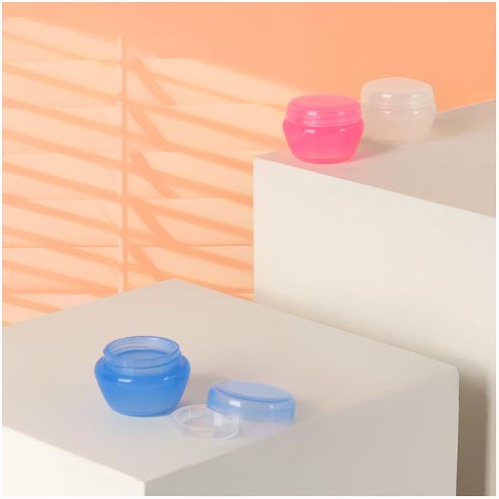 Баночки для хранения, фасовка 3 шт, 5 мл, цвет МИКС артикул анонс 4685874