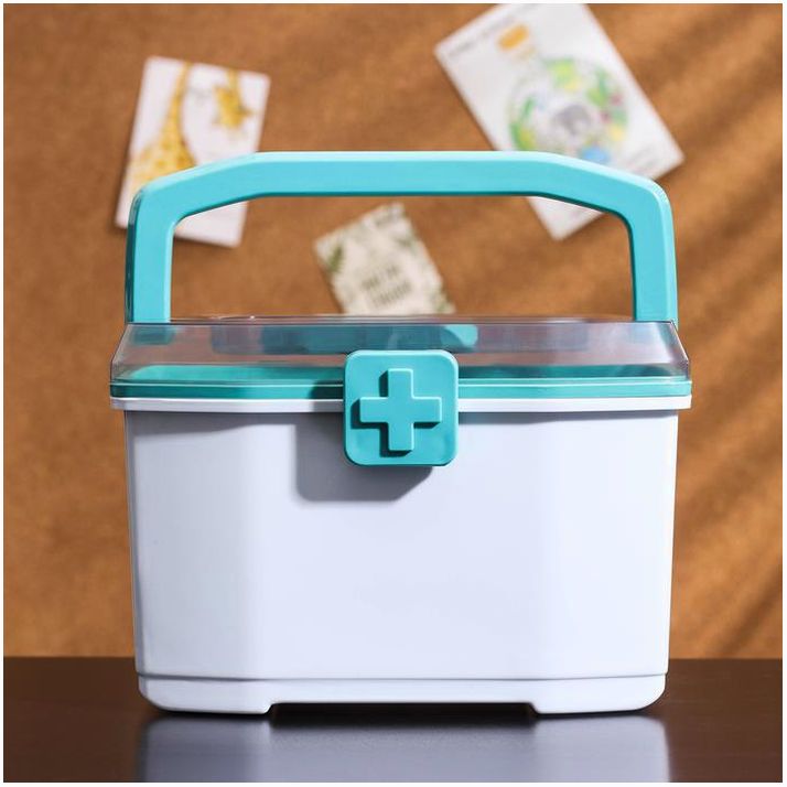 Аптечка, 21?14?16 см, цвет МИКС артикул анонс 5476309