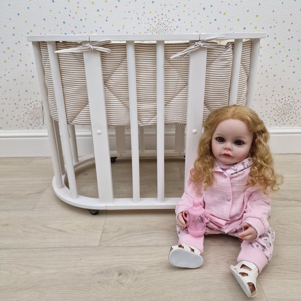 Пеленка для новорожденного с кружевами (бязь) артикул анонс КуклКПБ5_36