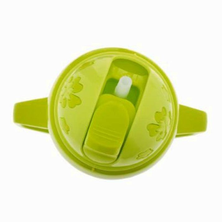 № 1578630 Поильник с трубочкой, 300 мл., с ручками, цвета МИКС