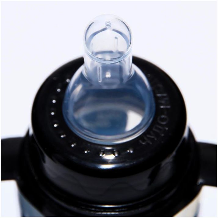 Картинка Бутылочка «Искусство с рождения: Ван Гог», горло, 250 мл, от 0 мес, цилиндр, с ручками (№5399853) от магазина Мир детей Товары для Новорожденных