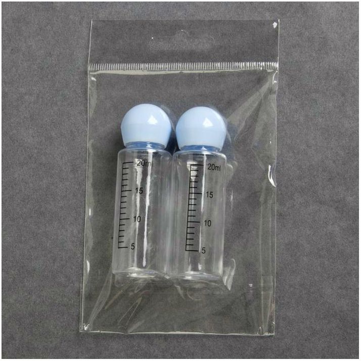 Картинка Набор для хранения, 2 предмета, со шкалой деления, цвет МИКС (№3547448) от магазина Мир детей Товары для Новорожденных