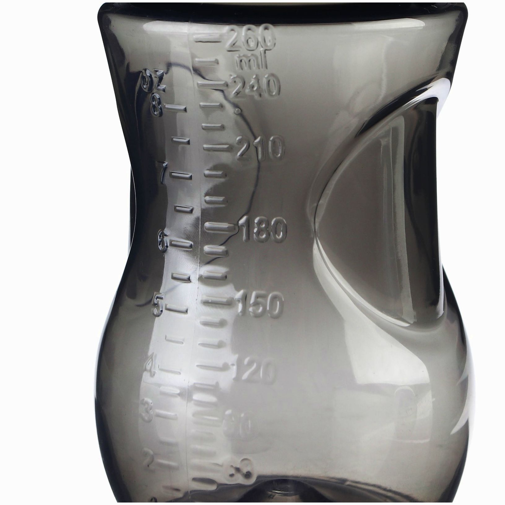 Картинка Бутылочка для кормления, Natural, 260 мл., +6мес., широкое горло 50 мм, цвет черный (№4780610) от магазина Мир детей Товары для Новорожденных