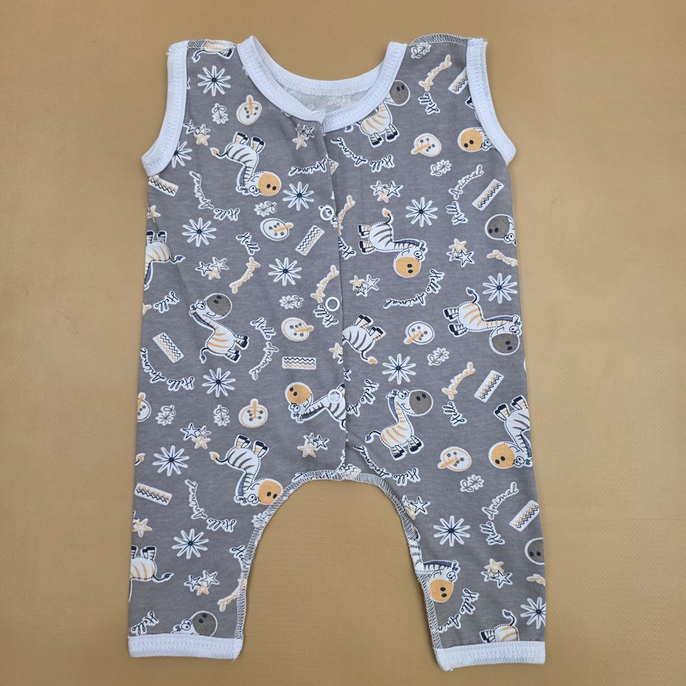 Комбинезон №01 (кулирка, кнопки/пуговки спереди, без пяточек, швы наружу) (для маловесных) артикул анонс 03101-50МД