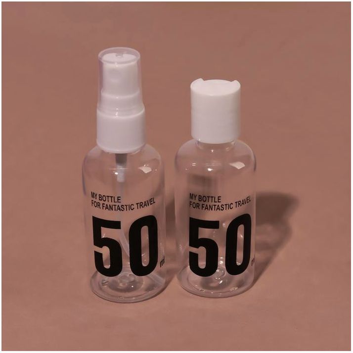 № 4103927 Набор для хранения, 2 предмета, цвет чёрный/прозрачный