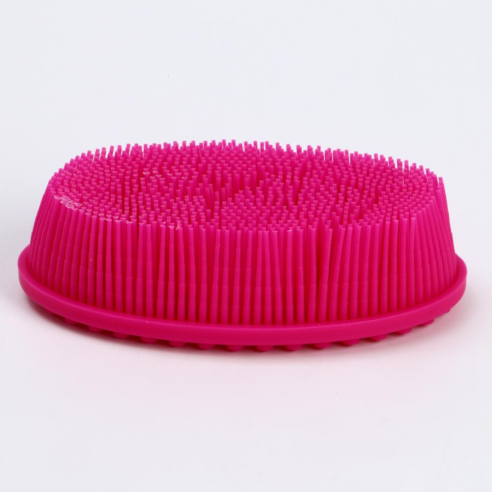 Картинка Мочалка детская силиконовая для купания малышей, цвет розовый (№10102944) от магазина Мир детей Товары для Новорожденных