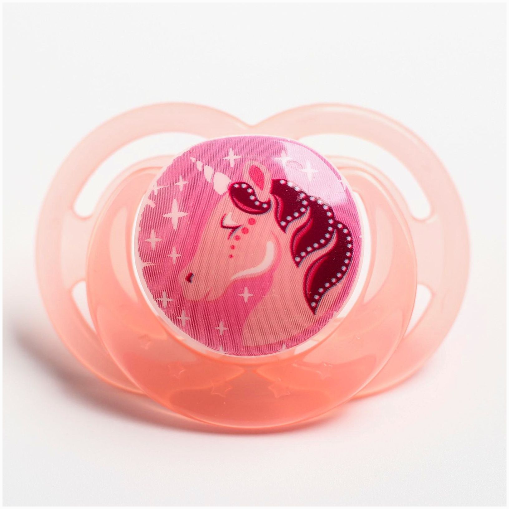 № 4477264 Набор ортодонтических пустышек, 2 шт., силикон, от 3 мес., цвет розовый