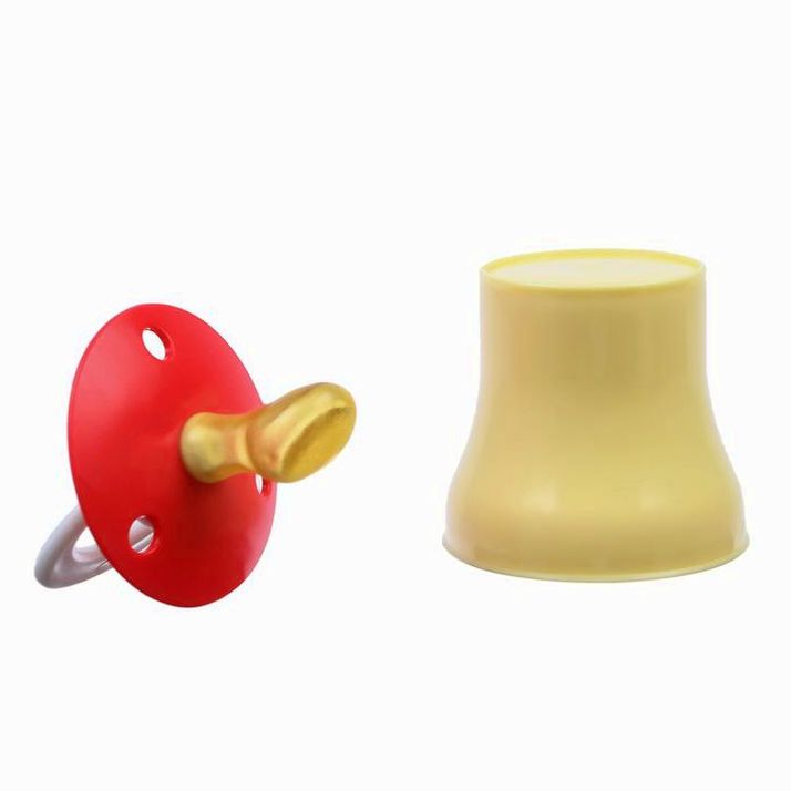 Картинка Соска-пустышка ортодонтическая, латекс, от 0 мес., с колпачком, цвет МИКС (№9223779) от магазина Мир детей Товары для Новорожденных