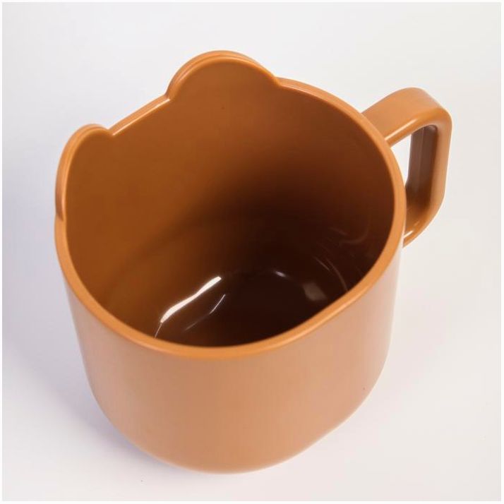 Картинка Кружка детская 260 мл., «Мишка», цвет коричневый (№4591083) от магазина Мир детей Товары для Новорожденных