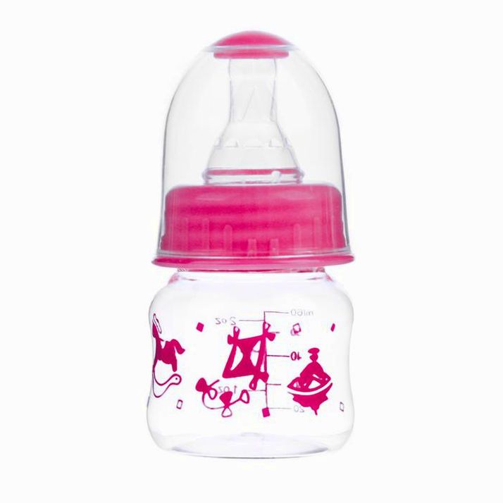 Картинка Бутылочка для кормления «Карапуз», классическое горло, 60 мл., от 0 мес., цвета МИКС (№144998) от магазина Мир детей Товары для Новорожденных