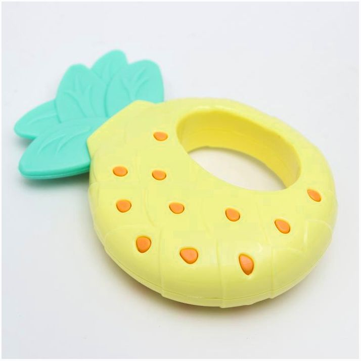 Картинка Погремушка с прорезывателем «Овощной МИКС, Крошка Я: Ананас», цвет МИКС, Крошка Я (№4754413) от магазина Мир детей Товары для Новорожденных