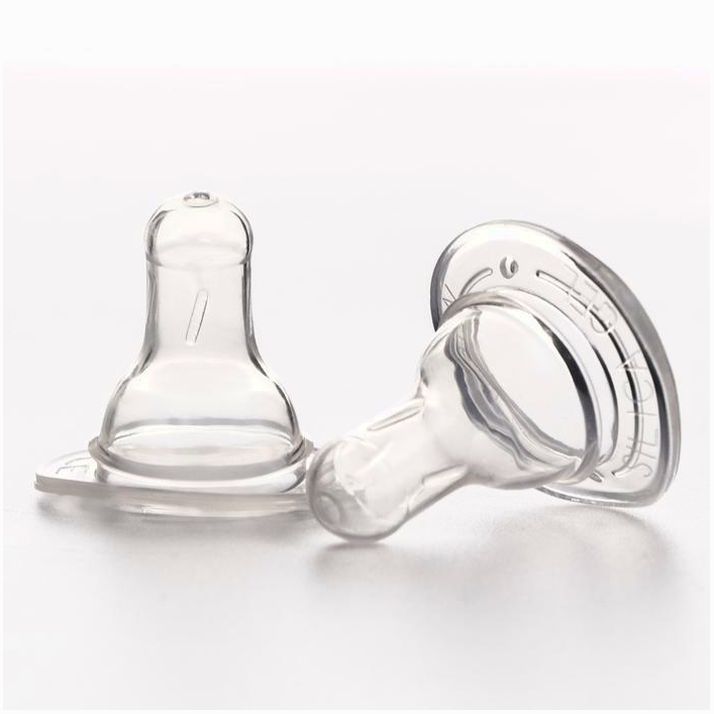 № 2593737 Набор силиконовых сосок на бутылочку, 2 шт., от 6 мес., быстрый поток