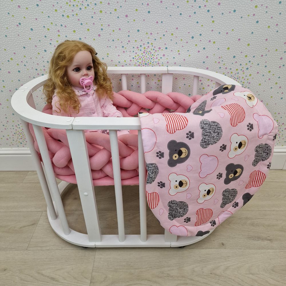 Пеленка для новорожденного с кружевами (бязь) артикул анонс КуклКПБ1_08