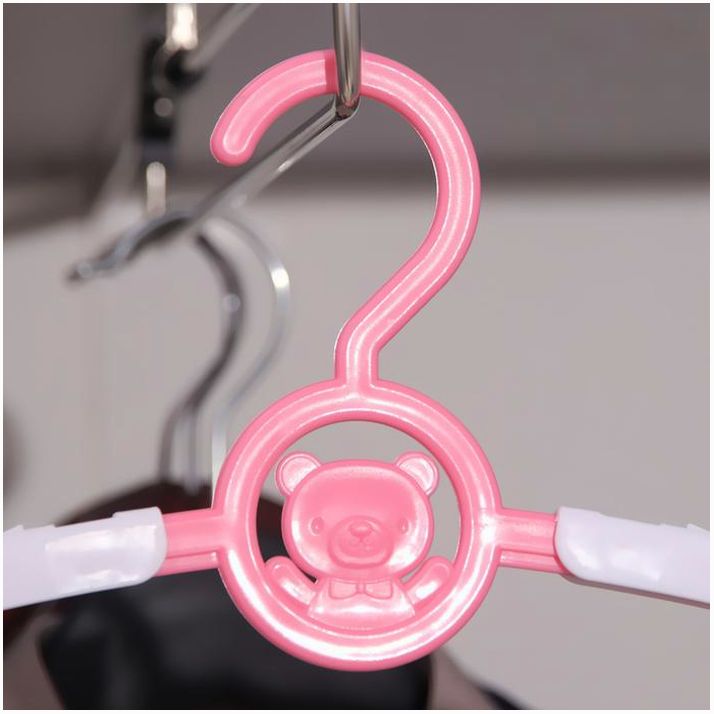 № 2519491 Плечики для одежды детская «Мишка», раздвижная, размер 30-34, цвет МИКС