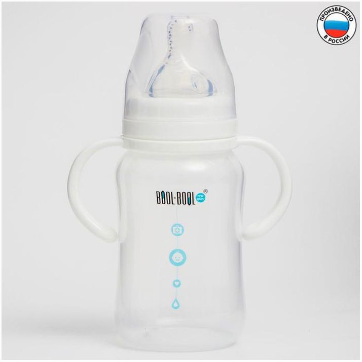 Бутылочка, широкое горло, ULTRA MED +, с ручками, 270 мл., +0 мес., медленный поток артикул анонс 5073680