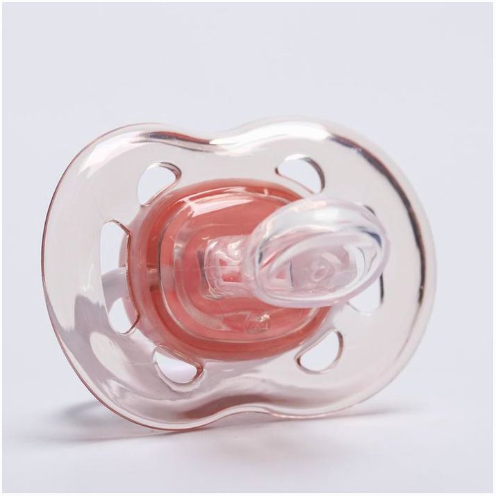 Картинка Соска - пустышка ортодонтическая, силикон, +6 мес., с колпачком, цвет розовый (№4780673) от магазина Мир детей Товары для Новорожденных