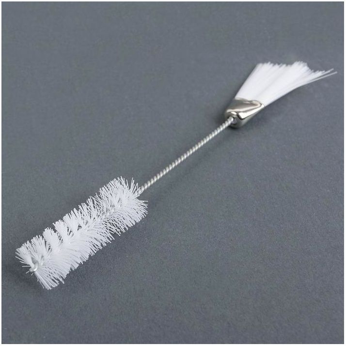 Картинка Набор ёршиков для посуды Доляна, 2 шт: 14,5?2,5 см, 17?0,5 см, цвет белый (№3565815) от магазина Мир детей Товары для Новорожденных