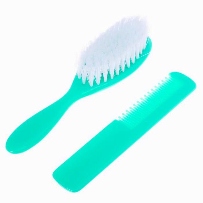 Картинка Расчёска детская + массажная щётка для волос «Жирафик», от 0 мес. (№3285065) от магазина Мир детей Товары для Новорожденных