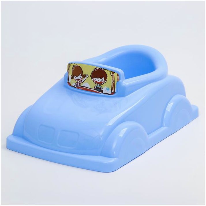 Горшок-игрушка «Машинка», цвет голубой артикул анонс 2382819