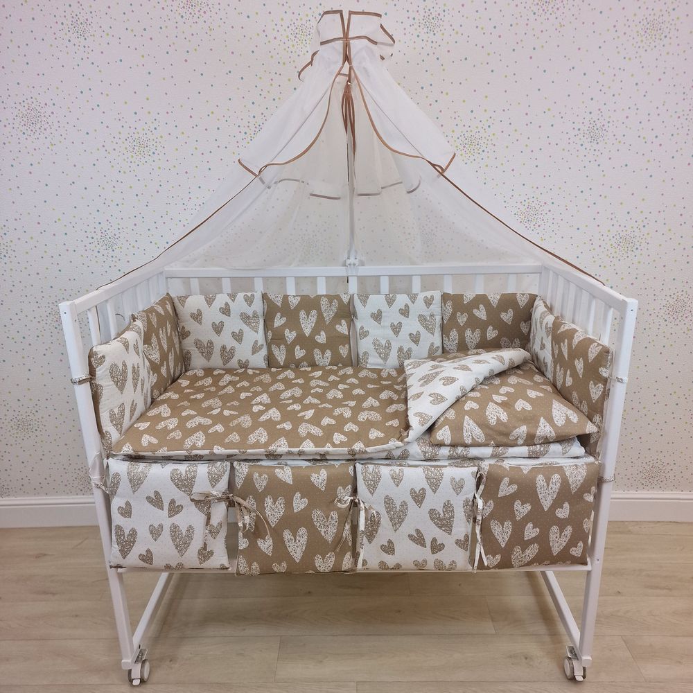 КПБ 18 пр (балдахин + борт + пододеяльник + одеяло + наволочка + подушка + простынь (бязь) 12кв артикул анонс 1144-0-1_06