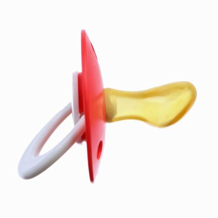 № 9223779 Соска-пустышка ортодонтическая, латекс, от 0 мес., с колпачком, цвет МИКС