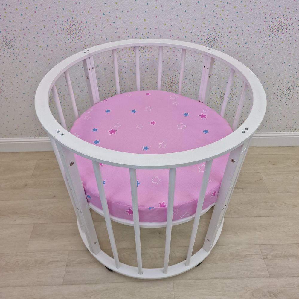 Простыня на резинке на круглую кровать (бязь) артикул анонс 255_11