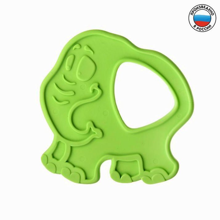 Прорезыватель «Слоник», цвет МИКС артикул анонс 4146111